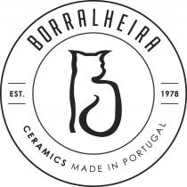 BORRALHEIRA EST. 1978 CERAMICS MADE IN PORTUGAL