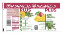 MAGNESIA PLUS antistress FUNKČNÍ OCHUCENÁ MINERÁLNÍ VODA PROTI STRESU mango meduňka
