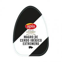apis DESDE 1929 GOURMET PRODUCTO DE ESPAÑA MAGRO DE CERDO IBÉRICO EXTREMEŇO