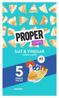 PROPER CHIPS SALT & VINEGAR