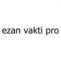 ezan vakti pro