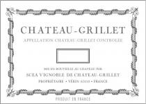 CHATEAU-GRILLET APPELLATION CHATEAU-GRILLET CONTROLEE MIS EN BOUTEILLE AU CHATEAU PAR SCEA VIGNOBLE DE CHATEAU-GRILLET PROPRIETAIRE VERIN 42410 FRANCE PRODUIT EN FRANCE