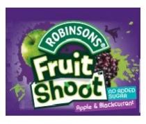 ROBINSONS Fruit Shoot Apple & Blackcurrant no ADDED SUGAR
