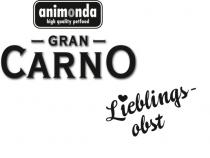 animonda high quality petfood Gran Carno Lieblingsobst