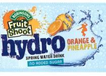ROBINSONS Fruit Shoot hydro ORANGE & PINEAPPLE SPRING WATER DRINK no added sugar