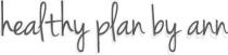 healthy plan by ann