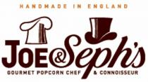 HANDMADE IN ENGLAND Joe & Seph's GOURMET POPCORN CHEF & CONNOISSEUR