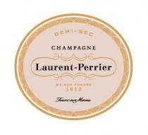 DEMI-SEC CHAMPAGNE LAURENT-PERRIER MAISON FONDEE 1812 TOURS-SUR-MARNE