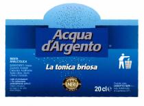 Acqua d'Argento BIBITA ANALCOLICA La tonica briosa NERI TRADIZIONE DI QUALITA 20cle