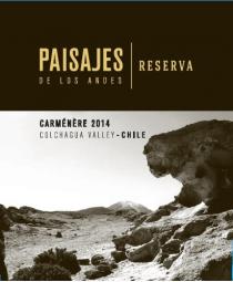 PAISAJES DE LOS ANDES RESERVA CARMÉNÈRE 2014 COLCHAGUA VALLEY - CHILE