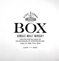 BOX high coast single malt whisky crafted and matured on the riverbank of ångermanälven enjoy the high coast spirit