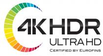 4K HDR ULTRA HD CERTIFIED BY EUROFINS