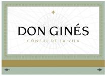 DON GINÉS CÓNSUL DE LA VILA