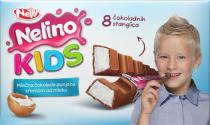 Netly Nelino KIDS 8 čokoladnih stanglica Mlečna čokolada punjena kremom od mleka