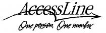 AccessLine One person, One number.