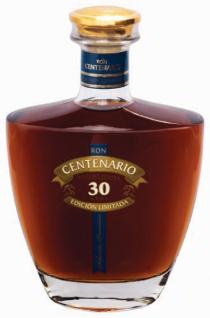 Ron Centenario 30 Años Edición Limitada Sistema Solera 40% 70cl Selección Premium Producto de Costa Rica