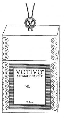 VOTIVO AROMATIC CANDLE Nº. 7.3 oz. V VOTIVO