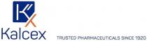 KX Kalcex TRUSTED PHARMACEUTICALS SINCE 1920