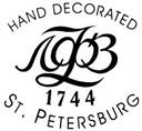 HAND DECORATED ЛФЗ 1744 ST. PETERSBURG