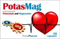 POTASMAG PromoPharma Food Supplement Potassium and Magnesium 15 capsules
