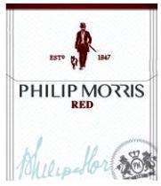 PHILIP MORRIS RED EST 1847 PM