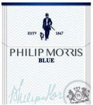 PHILIP MORRIS BLUE EST 1847 PM