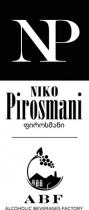 N P NIKO Pirosmani ფიროსმანი ABF Alcoholic Beverages Factory