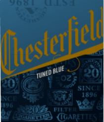 CHESTERFIELD TUNED BLUE ESTD since 1896