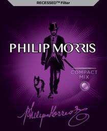 PHILIP MORRIS COMPACT MIX RECESSED FILTER