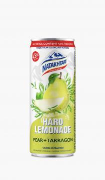 MADE FROM GEORGIAN WATERS, ნატახტარი NATAKHTARI, GEORGIAN WATERS, HARD LEMONADE, PEAR+TARRAGON