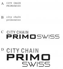 CITY CHAIN PRIMOSWISS city chain primoswiss CITY CHAIN PRIMO SWISS