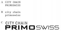 CITY CHAIN PRIMOSWISS city chain primoswiss CITY CHAIN PRIMO SWISS