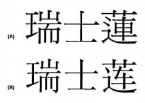 瑞士蓮 瑞士莲