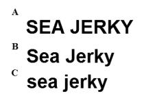 SEA JERKY Sea Jerky sea jerky