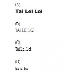 Tai Lei Loi TAI LEI LOI tai lei loi