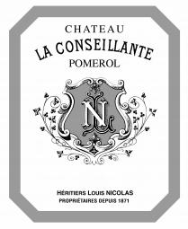 LN CHATEAU LA CONSEILLANTE POMEROL HERITIERS LOUIS NICOLAS PROPRIETAIRES DEPUIS 1871