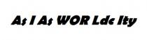 As I As WOR Ldc Ity