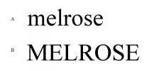 melrose MELROSE