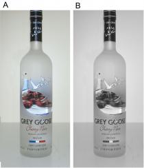 GREY GOOSE Cherry Noir PRODUCED AND BOTTLED IN FRANCE CHERRY FLAVORED VODKA ALC./VOL. IMPORTED 750