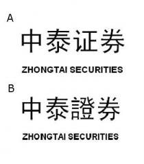 ZHONGTAI SECURITIES 中泰证券 ZHONGTAI SECURITIES 中泰證券
