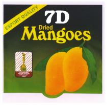 EXPORT QUALITY 7D Dried Mangoes VIII International EUROPE AWARDEE FOR QUALITY PARIS