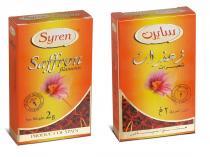 Syren Saffron filaments SELECTED QUALITY GUARANTEED ISO CATEGORY 1 Net Weight 2g PRODUCT OF SPAIN