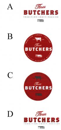 Three BUTCHERS TRADITION CRAFT PASSION EST 2013 Three BUTCHERS TRADITION CRAFT PASSION EST 2013 QUALITY ASSURED MEATS