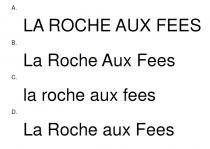 LA ROCHE AUX FEES La Roche Aux Fees la roche aux fees La Roche aux Fees