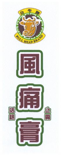 BULL HEAD BRAND 公牛牌 風痛膏 止痛 活絡