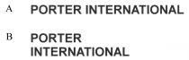 PORTER INTERNATIONAL