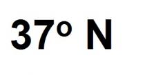 37 N