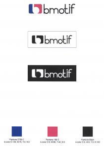 b bmotif Pantone 2728 C 4-color C:100, M:70, Y:0, K:0 Pantone 198 C 4-color C:0, M:80, Y:40, K:0 Pantone Black 4-color C:0, M:0, Y:0, K:100