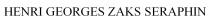 HENRI GEORGES ZAKS SERAPHIN