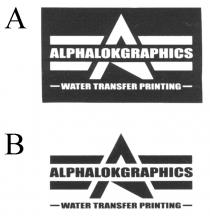 A ALPHALOKGRAPHICS WATER TRANSFER PRINTING